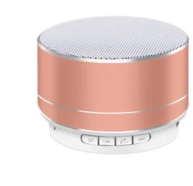 Outdoor Subwoofer Mini Portable Speaker FM Radio Music Sound Box Aluminum Alloy Wireless Speaker A10 Bluetooth Speakers Audio