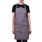 Canvas Apron Unisex Workwear for Men Bib Adjustable Cooking for Woman With Tool Pockets Kitchen Aprons