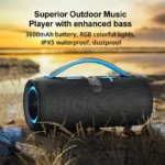 Portable Wireless Outdoor Indoor Karaoke Bluetooth Speaker for Home Theater System for Camping and Party