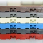 100% PVC Non-Slip Drainage Door Mat with Solid Pattern Vinyl Grid for Swimming Pools Bathroom Washroom Floor Grid Door Mat