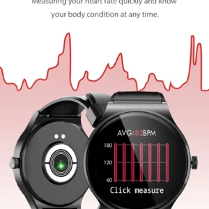 Smart Watch S30 Bracelet Heart Rate Monitor Fitness Tracker Health Sport Watch Round Screen Women Men
