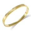 Gold Color Plated-Flower