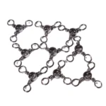 Newup 50 Pcs/bag Trigeminal Swivel Fishing Tackle Accessories