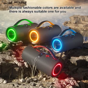 Portable Wireless Outdoor Indoor Karaoke Bluetooth Speaker for Home Theater System for Camping and Party