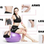 Import 75cm Pilates Bouncy Accessories Fitness Yoga Pvc Gym Exercise SOFT Toning Balls