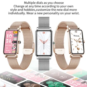 VALDUS Luxury Women Wristwatch ZX19 Smart Watch IP68