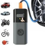 Nexest Portable Electric Pressure Pump Tire Inflator for Cars Bikes Air Inflatable Pump With Tire Pressure Monitor Outdoor Use