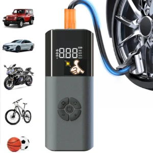Nexest Portable Electric Pressure Pump Tire Inflator for Cars Bikes Air Inflatable Pump With Tire Pressure Monitor Outdoor Use