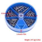Fishing Tackle Accessories Worm Bullet Fishing Lead Weights 1.75g-21g Lead Sinkers