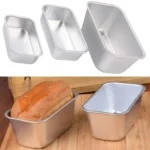 Non Stick Aluminum Loaf Pan Cake Mould Baking Cake Bread Bakeware Toast Tin Oven Rectangle Tray DIY