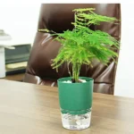 Self-Absorbent Flower Pot Self Watering Plastic Planter Wicking Pots Modern Decorative Planter Pot