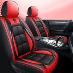 All Inclusive  Cover Full Leather Car Seat Cushion Single Seat Driver and Passenger Seat Cover All Season Universal Pad