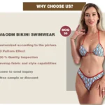 Bikini Halter & amp; Lace up Pleated Swimwear Hollow Front Bathing Suit Crinkle Swimsuits