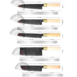 XITUO High Quality 67 Layer Damascus Steel Cleaver Knife Sharp Slice Knife Use Japanese Kitchen Knife for Kitchen Chefs