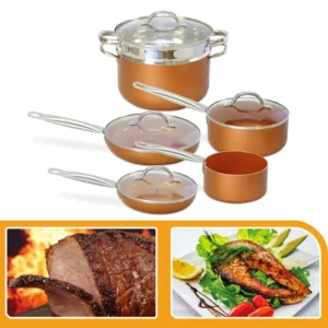 Aluminium Cooking Pan Set Multi Home Cookware Polished Pressure Cooker Kitchen Cooking Sets Cookware Non Stick