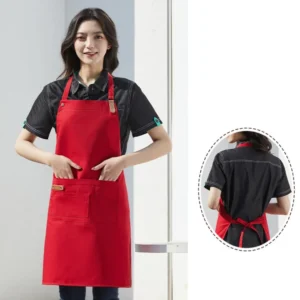 Fashion Chef Jackets Uniform Coats Hotel Mandiles Leather Full Length Bib Barista Barber Delantales Garden Hairdressing Cartoon