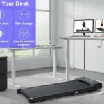 Home Use Under Desk Treadmill Cardio Exercise Fitness Equipment Electric Life Treadmill Portable Running Machine