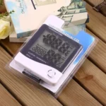 3-in-1 Type Digital Room Temperature Thermometer Hygrometer Clock