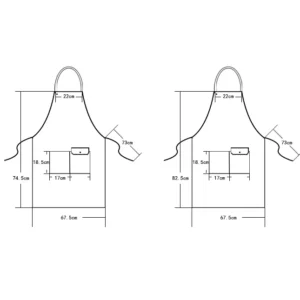 Canvas Apron Unisex Workwear for Men Bib Adjustable Cooking for Woman With Tool Pockets Kitchen Aprons