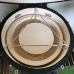 KIMSTONE Kamado Grill Accessories: Versatile Elevator Include Pizza Stone Suitable for Kamado Grill Versatile Cooking Methods