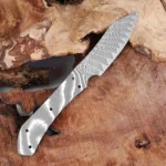 XITUO Utility Fruit Blank Blade 67 Layers Damascus Stainless Steel All Tang Kitchen Knife Paring Blade DIY Handmade Materials