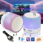 Colorful Light Color Bluetooth Light Music Speakers Super Bass Mini Bluetooth Speaker Altavoces With Light Led