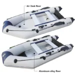 2.3-4.0m Assault Boat Anti-collision Thickening Laminated Inflatable Boat Fishing Rubber Boat With Aluminum Floor