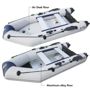 2.3-4.0m Assault Boat Anti-collision Thickening Laminated Inflatable Boat Fishing Rubber Boat With Aluminum Floor