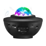 Colorful RGB Portable Indoor Bedroom KTV Bar Wedding Smart Music Star Projector Laser Night Light Speaker Projector Lamps