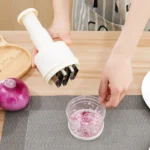 Multifunctional Press Garlic Crusher Pressing Dicer Slap Tool Manual Hand Garlic Cutter Food Vegetable Onion Chopper