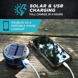 Collapsible LED USB Rechargeable Solar Lantern for Outdoor Activities like Climbing for Camping