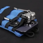 Tactical Mini EDC Pouch Pocket Organizer for Camping & Hiking with Folding Knife Pen Flashlight Wallet Tools