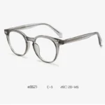 CP Propionic Acid Round Glasses Frames Retro Myopia Anti Blue Light Glasses for Men and Women
