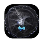 Saltwater Fishing Cast Net Easy Throw Hand Cast Net Strong Nylon/Tire Line Mesh Spin Bait Trap with Sink