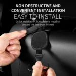 Car Accessories PU Leather Car Hook Seat Back Hanger Car Accessories Comfortable Leather Auto Seat Hook