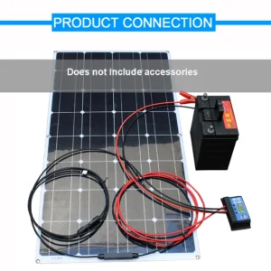 200W Flexible Solar Panel for Campervan Roof Shed 100W Photovoltaic Solar 12V Battery Charging Portable Green Energy Solution