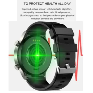 Health Smart Bracelet – Blood Pressure & SpO₂ Monitor, Bluetooth Calls & Music