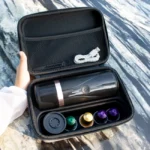 Portable Coffee Machine Camping Coffee Maker Portable Espresso Machine Aluminum OEM 90 Nano 5V Max.80 Ml