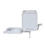 Wall-Mounted Modern White PP Plastic Multi-Purpose Toothbrush Holder Punch-Free Bathroom Accessories Organizer Home