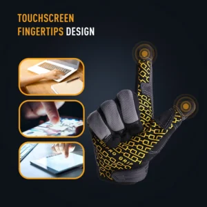 PRI Anti Slip Touch Screen Tactical Gloves Mechanic Safety Gloves Protective Work Gloves