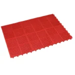 Pure PVC Soft Plastic Non-Slip Entrance Mats Interlocking Indoor Bath Tub Flooring Solid Vinyl Grid Shower Bath Tile Bathroom
