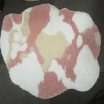 Microfiber Bath Rug Solid Pattern Super Water Absorbent Anti-Slip Soft Plush Floor Mat