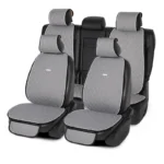 Breathable Universal Flax Fabric 9D Car Seat Cover 5 Seat Cover Set