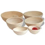 Handmade Bread Proofing Basket Fermentation Basket Set 10 Inch Vegetable Fruit Storage Basket Kit
