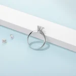 Engagement Moissanite Diamond Jewellery 925 Sterling Silver 1 Carat Women Moissanite Ring