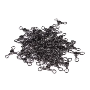 Newup 50 Pcs/bag Trigeminal Swivel Fishing Tackle Accessories