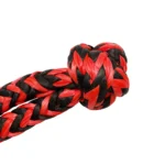 Recovery 12 strands UHMWPE Synthetic Rope Soft Shackle Ring for Off-Road Towing