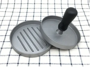 Non Stick Metal Burger Press Hamburger Patty Maker Molding Machine Plastic Handle Hamburger Bread Molds