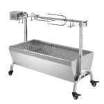 Mini Portable Camping Roast Lamb Leg Chicken Duck and Fish Barbecue Furnace Electric Rotary Doner Kebab BBQ Grills Machine