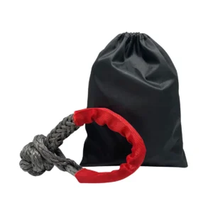 Synthetic uhwmpe soft shackle recovery for 4x4 utv atv emergency tools